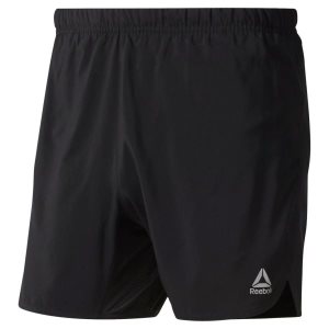 Reebok Run Essentials 5-Inch Kurze Hose Herren - Schwarz - DE 704-XWG